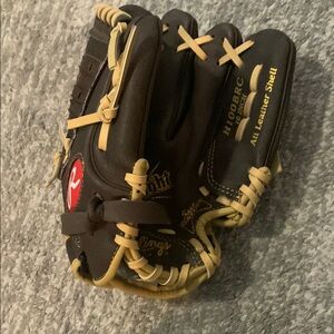 Rawlings 5 to 7 Year Old Youth Leather Baseball Glove - Highlight -H100BRC 10 In
